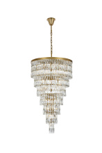 Elegant 1060SR32SG - Pendant D32"H54"L41 Satin Gold
