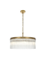 Elegant 1070D24SG - Pendant D24"H9"L6 Satin Gold