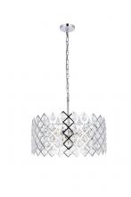 Elegant 1111D21C - Lyla 21 inch pendant in chrome
