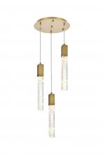 Elegant 2089D16SG - Pendant D16"H24"L3 Satin Gold