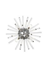 Elegant 2502W18C - Sienna 18 inch crystal rod wall sconce in chrome
