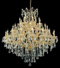 Elegant 2801G44G/RC - Maria Theresa 37 light Gold Chandelier Clear Royal Cut Crystal