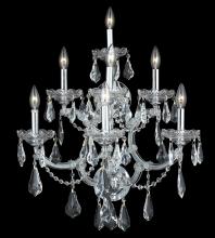 Elegant 2801W7C/RC - Maria Theresa 7 light Chrome Wall Sconce Clear Royal Cut Crystal