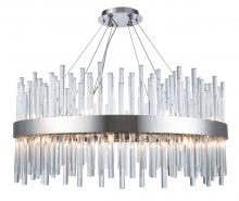 Elegant 3000D32C - Dallas 18 light Chrome Chandelier Clear Royal Cut Crystal