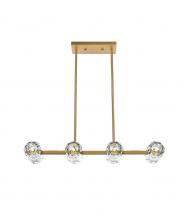 Elegant 3505D31SG - Eren Pendant L31" W8" H3.5" L8 Satin Gold