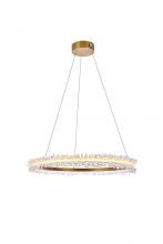Elegant 3506D26G - Laurel LED 26 inch Gold pendant