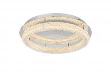 Elegant 3800F26C - Bowen Flush Mount D26'' H5.5''LED 36W DIM 3CCT  Chrome