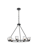 Elegant 5100D32BK - Pendant Light D32" G9 Lt9 40W Black