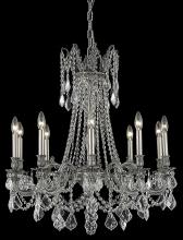 Elegant 9210D28PW/RC - Rosalia 10 light Pewter Chandelier Clear Royal Cut Crystal