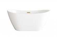 Elegant BT10354GW-BGD - Bathtub 54.0"29"24" GW with BGD drain kit