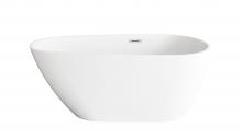 Elegant BT30259GW-PCH - Bathtub 59.1 x 31.5 x 23 GW with PCH drain kit