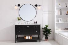 Elegant LD2301BK - Gene Wall L14.7W8H10.5 BK W/GL