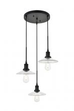 Elegant LD4040D19BK - Waltz Hanging W19"*H5.6" BK