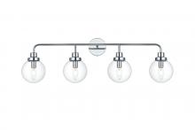 Elegant LD7037W38C - Hanson Wall Sconce L37.2"H11.7"E7.7" C/GL Chrome