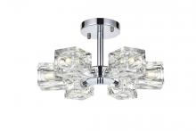 Elegant LD920F14C - Lyra Flush Mount D14" H7" L6 Chrome
