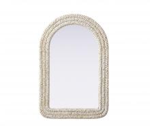 Elegant MR4G2436LN - Jute Rope Mirror 24''x36'' Linen White