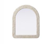 Elegant MR4G3036LN - Jute Rope Mirror 30''x36'' Linen White