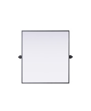 Elegant MR6H2730BLK - Metal Frame Mirror 27"W x 30"H Black