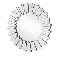 Elegant MR9139 - Sparkle 31.5 in. Contemporary Round Mirror in Clear