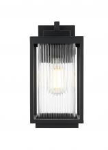 Elegant OD308W13BK - Wall sconce W6" H12.5" E7" L1 Black