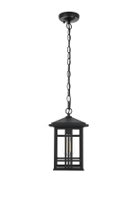 Elegant OD613H11BK - Harley 12 inch Outdoor Pendant in Black