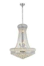 Elegant V1800D28C/RC - Primo 14 light Chrome Chandelier Clear Royal Cut Crystal