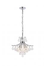 Elegant V8000D16C/RC - Toureg 6 light Chrome Pendant Clear Royal Cut Crystal