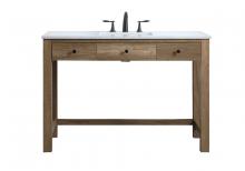 Elegant VF14848NT - 48 inch ADA compliant bathroom vanity in natural oak