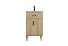 Elegant VF25020MW - Vanity Cabinet 2Dr W20''XD19''xH34" MW