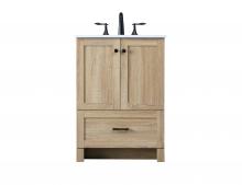 Elegant VF2824MW - Vanity Cabinet 24"x19"x34" VW Mango Wood