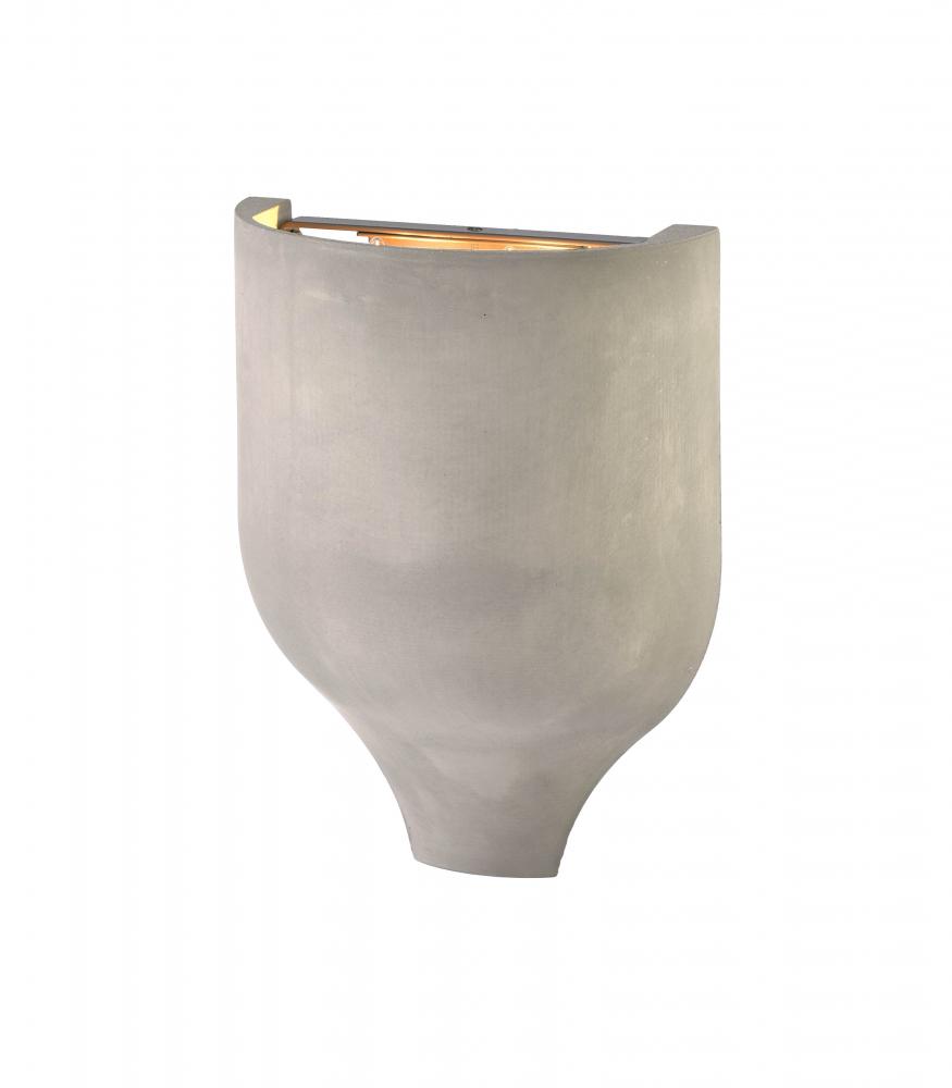 Sima - 2 Light Wall Sconce in Metal and Cement