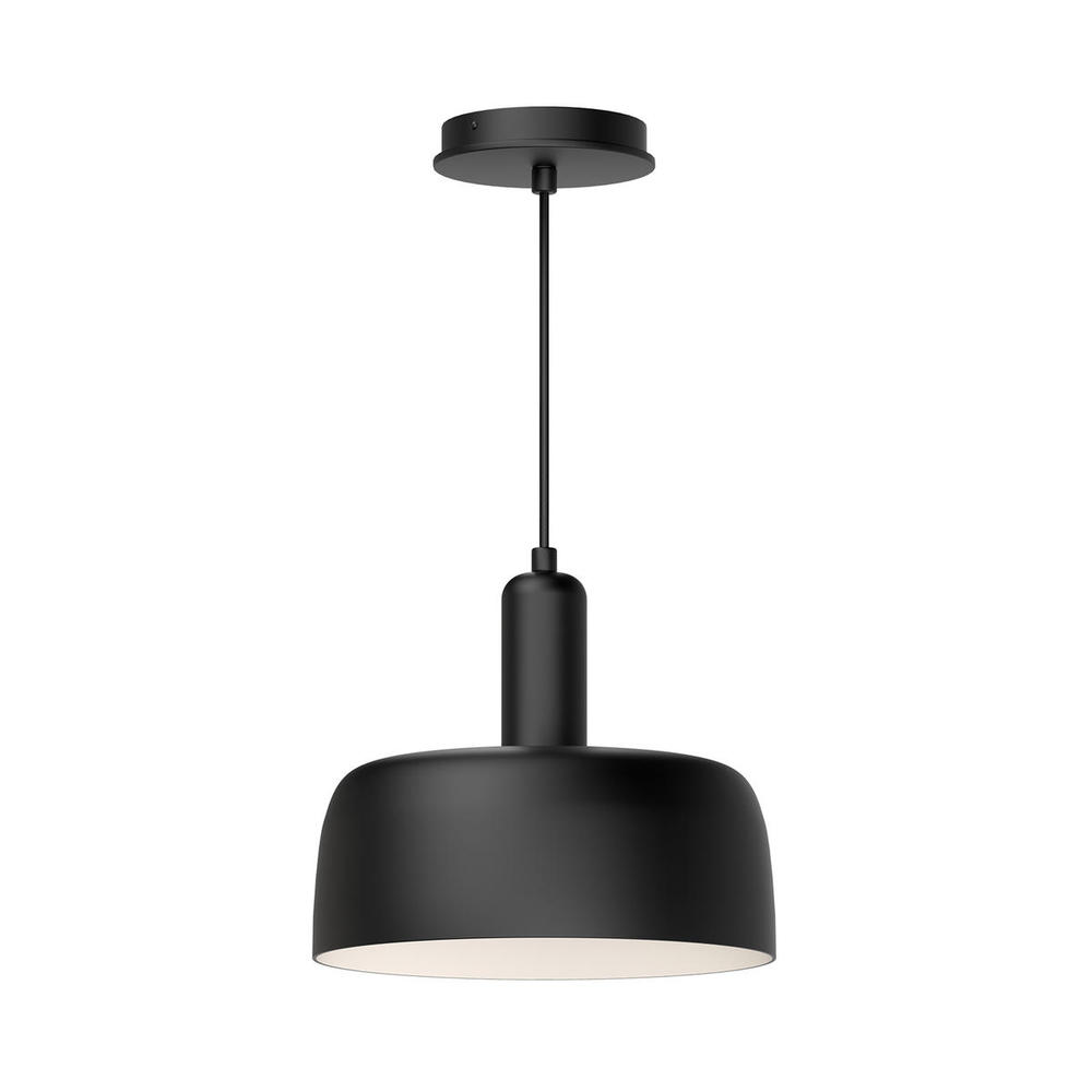 Adriano 10-in Matte Black 1 Light Pendant