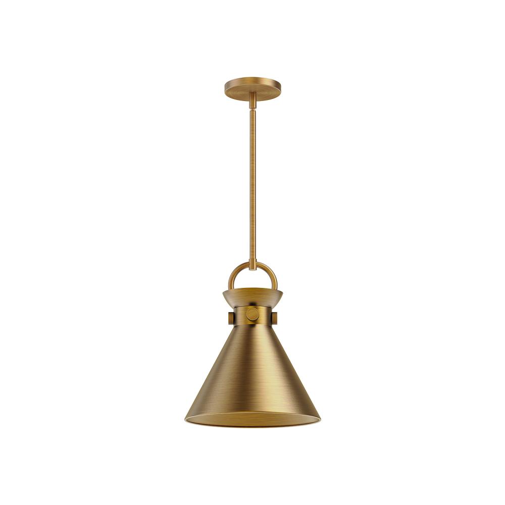 Emerson 11-in Aged Gold 1 Light Pendant