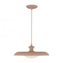 Alora Lighting PD557015PEC - Minori 15-in Peach Socket Pendant