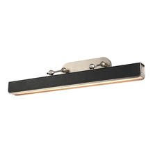 Alora Lighting PL307931ANTL - Valise Picture 32-in Aged Nickel/Tuxedo Leather LED Wall/Picture Light