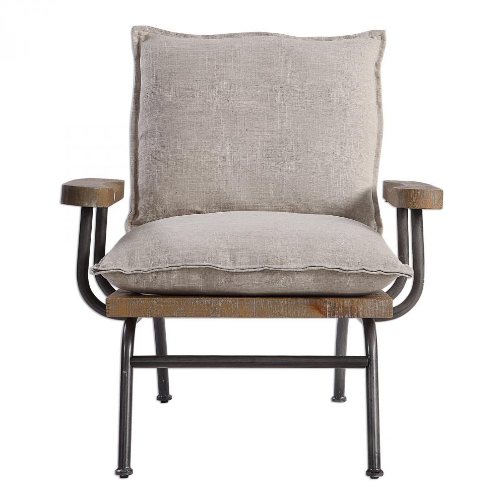 Uttermost Declan Industrial Accent Chair