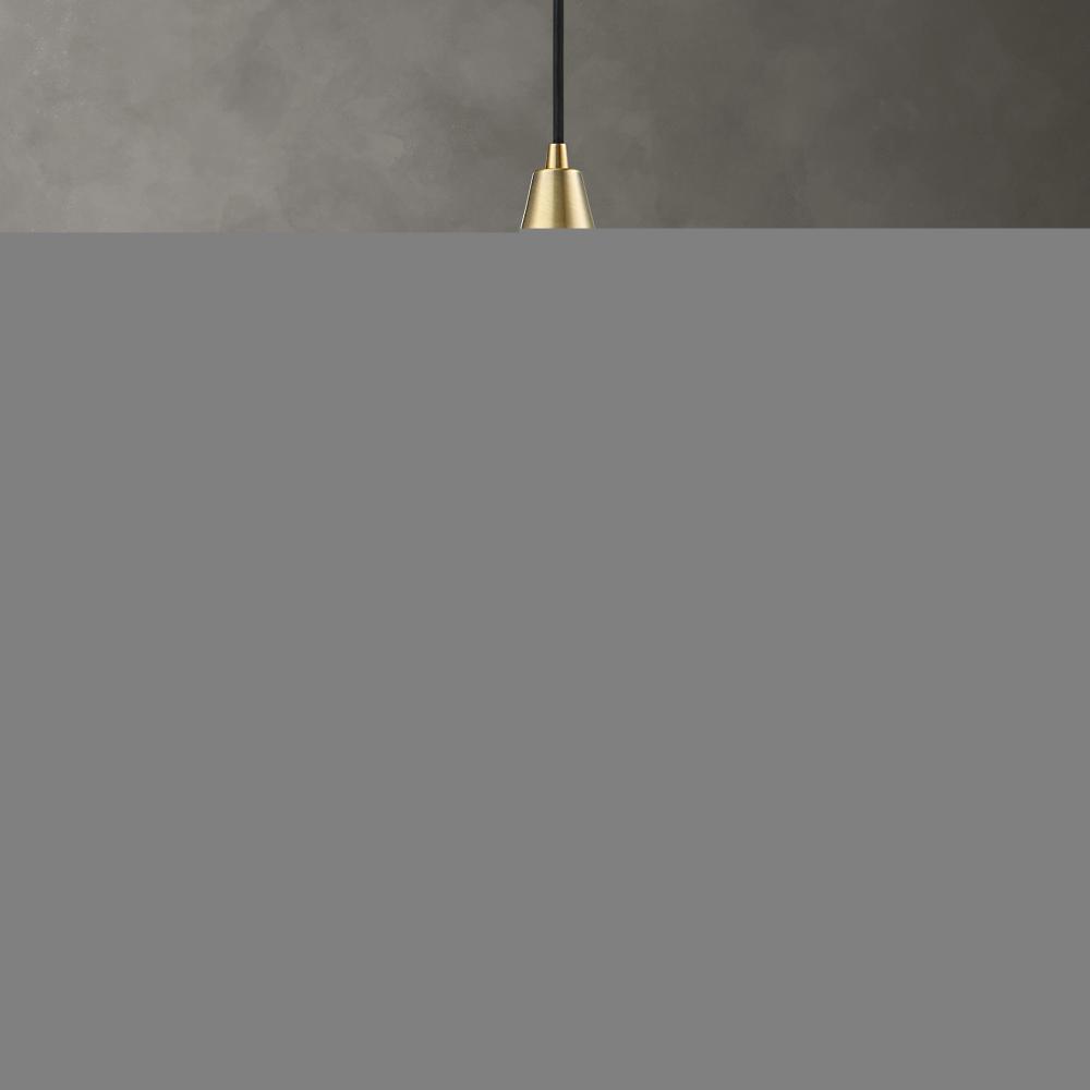 Uttermost Eichler Antique Brass 1 Light Mini Pendant