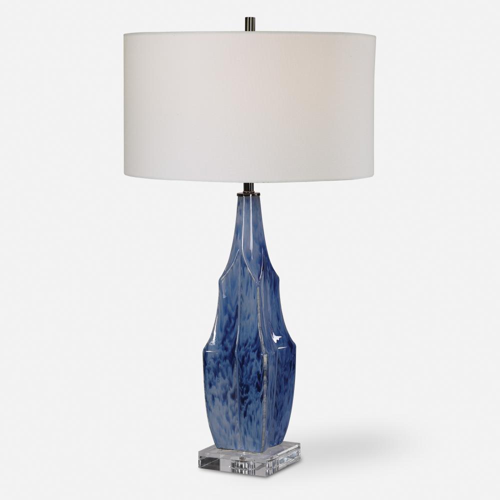 Uttermost Everard Blue Table Lamp