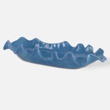 Uttermost 18052 - Uttermost Ruffled Feathers Blue Bowl