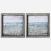 Uttermost 51114 - Uttermost Aqua Horizon Framed Prints, Set/2