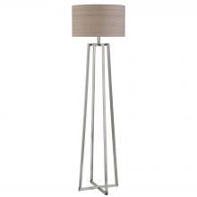Uttermost 28111 - Uttermost Keokee Polished Nickel Floor Lamp