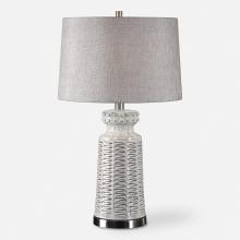 Uttermost 27535-1 - Uttermost Kansa Distressed White Table Lamp