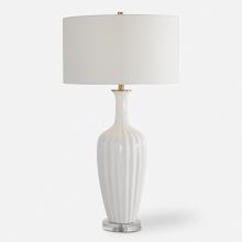 Uttermost 28374-1 - Uttermost Strauss White Ceramic Table Lamp