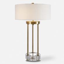 Uttermost 30013-1 - Uttermost Pantheon Brass Rod Table Lamp