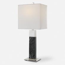 Uttermost 30060-1 - Uttermost Pilaster Black Marble Table Lamp