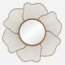Uttermost 09912 - Uttermost Blossom Gold Floral Mirror