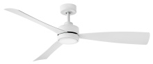Hinkley 905756FMW-LWDK - Iver 56" LED Dual Mount Smart Fan