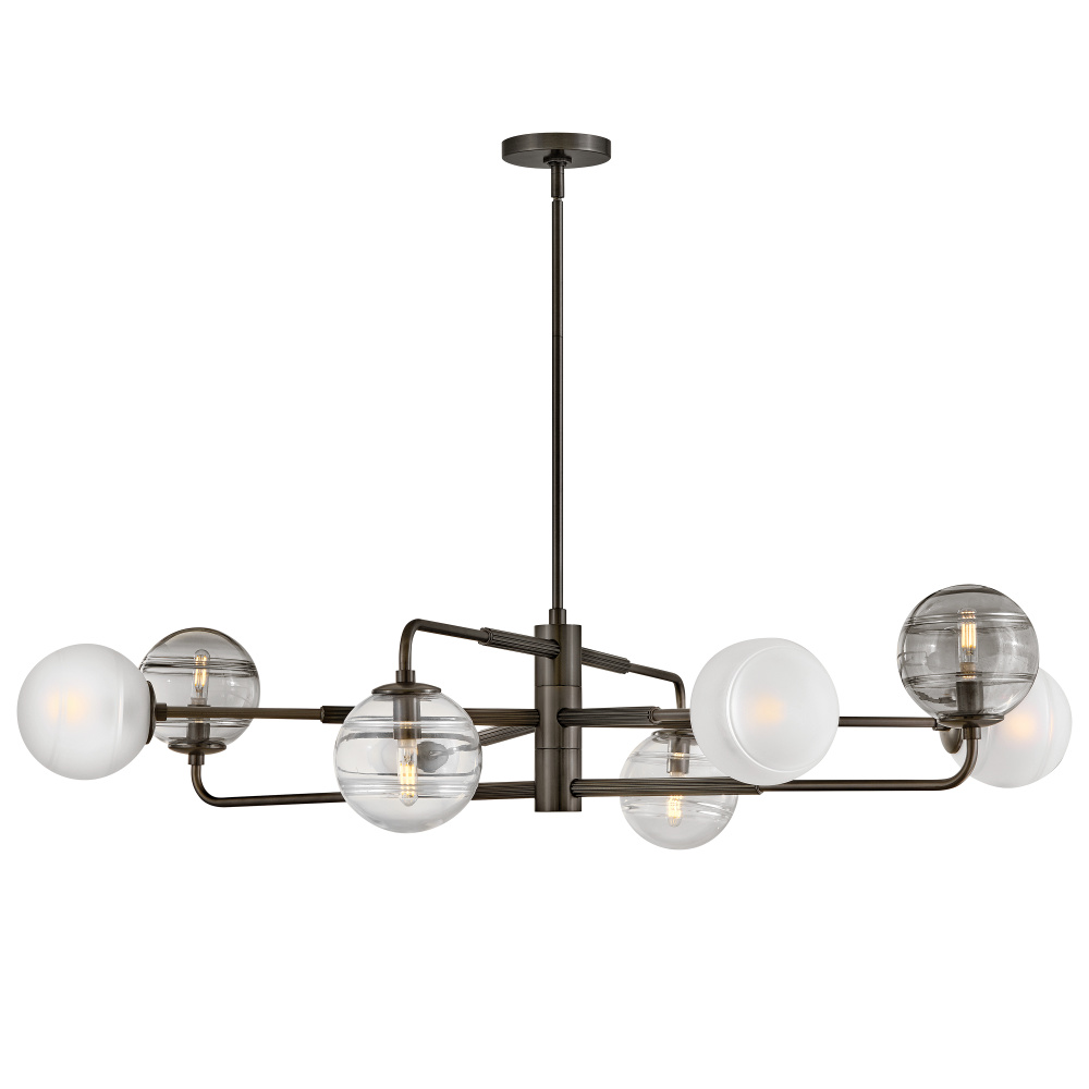 Large Adjustable Single Tier Chandelier