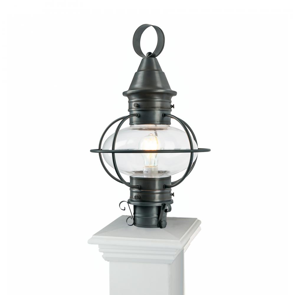 American Onion 19'' High 1-Light Outdoor Post Light - Gun Metal