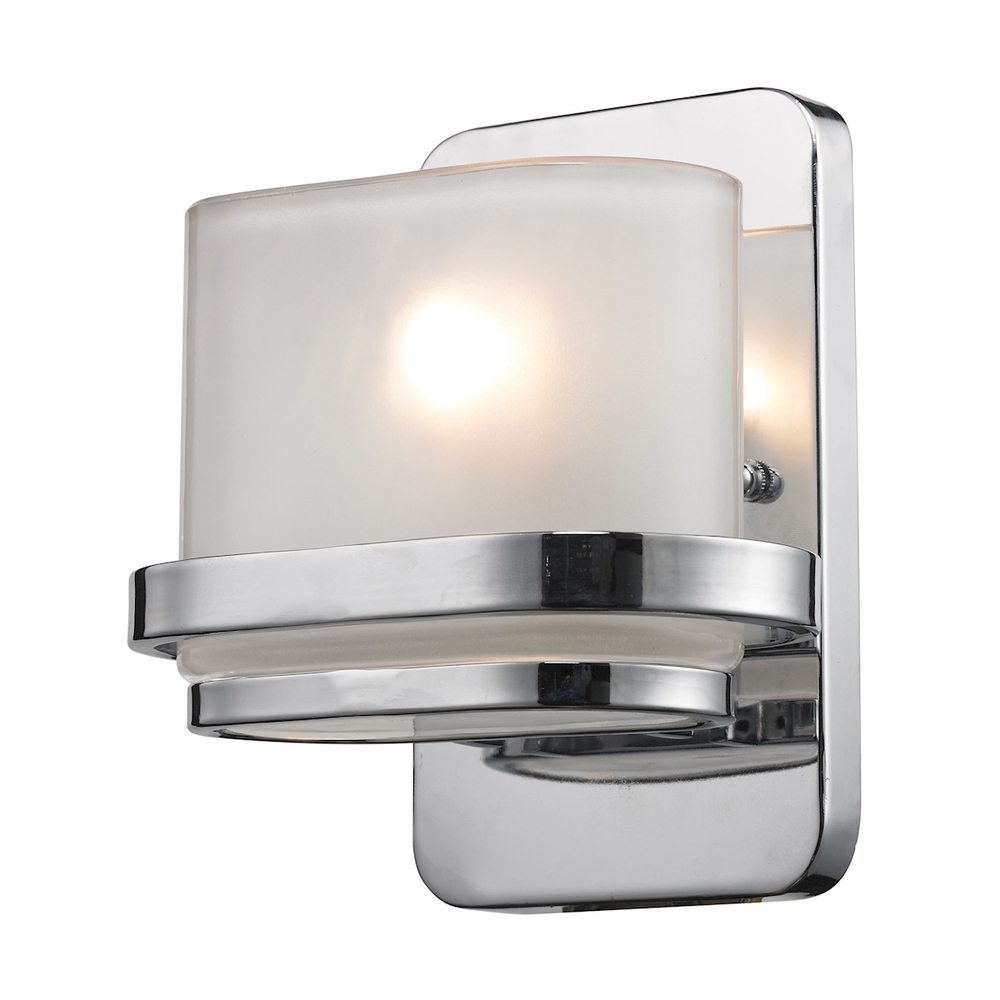 modern chrome bathroom sconces